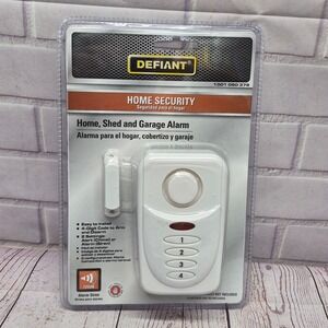 Defiant Home Shed and Garage Alarm 120dB Siren Keypad Security 1001090379 NEW